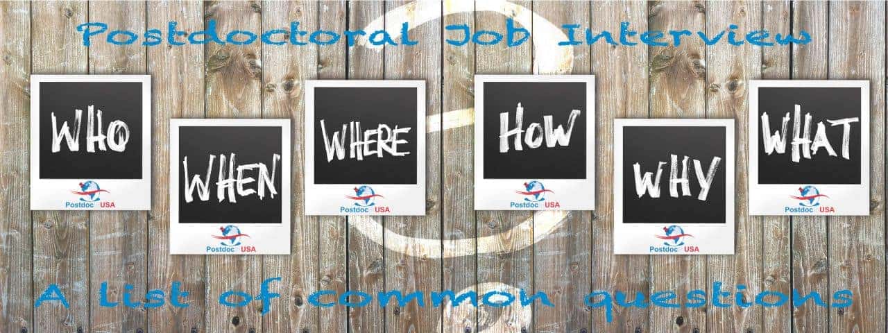 Postdoctoral Job Interview Questions