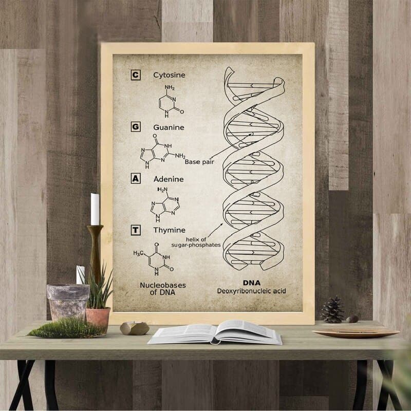 Gene DNA Lanyard Keychain - PostdocInUSA