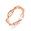 DNA Ring Adjustable - Rose Gold