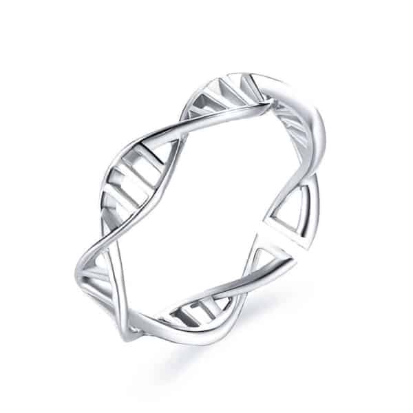 DNA Ring Adjustable - Silver